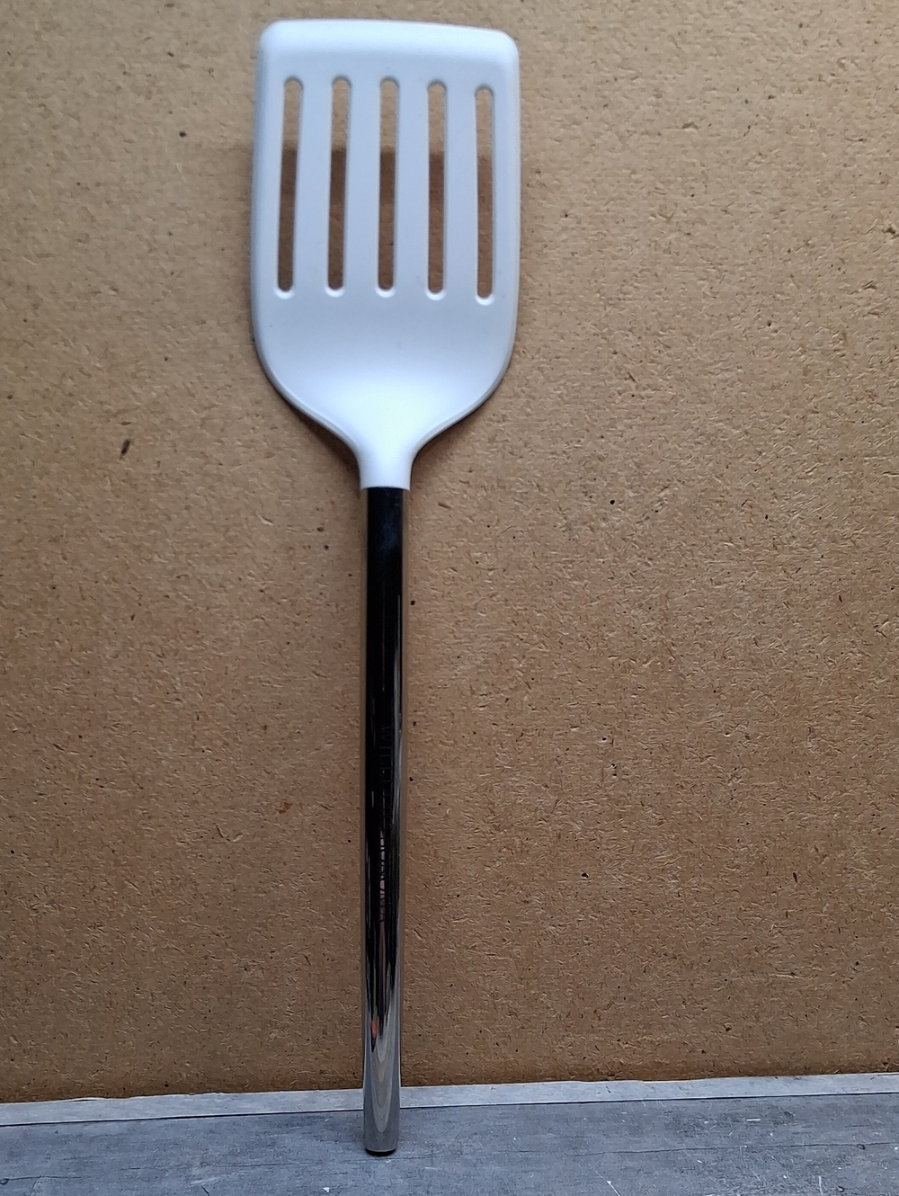 Williams Sonoma Nylon & Silicone Slotted Turner with Stainless Steel Handle